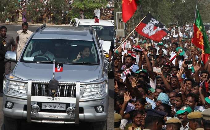 தருமபுரியில் ஜெ., பிரச்சாரம்: புகைப்படத் தொகுப்பு