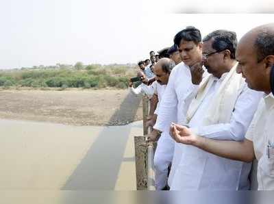 ಹೆದ್ದಾರಿ ಬಳಿ ಬರ ಸ್ಥಿತಿ ಅವಲೋಕನ!