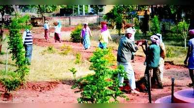 ಕುಂದನಹಳ್ಳಿ ಶಾಲೆಗೆ ‘ಮನರೇಗ’ ಕಾಂಪೌಂಡ್‌ !