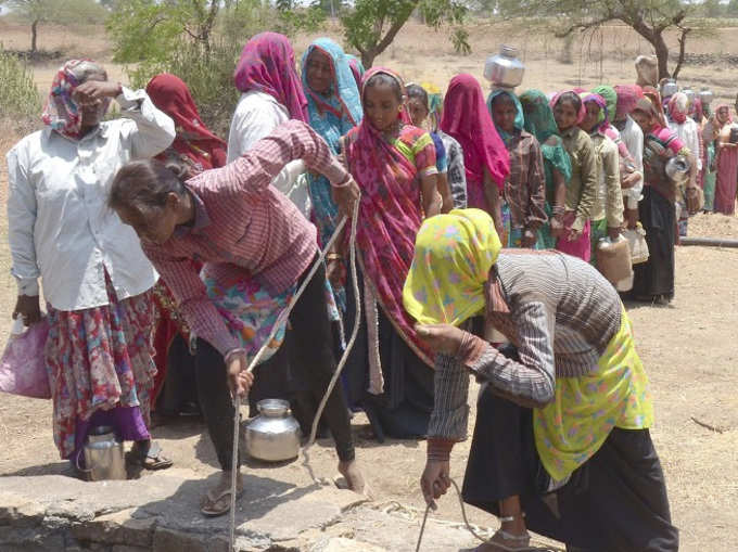 गुजरात के सौराष्ट्र में सूखे का भयानक चेहरा