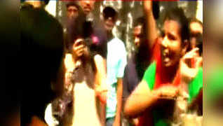 On cam: Roopa Ganguly pushes TMCs woman worker 