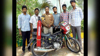 भारतीय छात्रों ने बनाई हाइड्रोजन बाइक