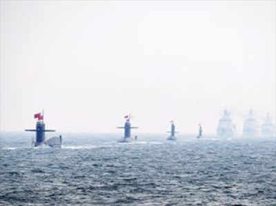 चीन ने विवादित सागर में दिखाई अपनी सैन्य ताकत