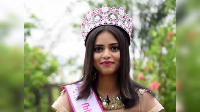 Miss
India 2016 Priyadarshini Chatterjees homecoming ceremony