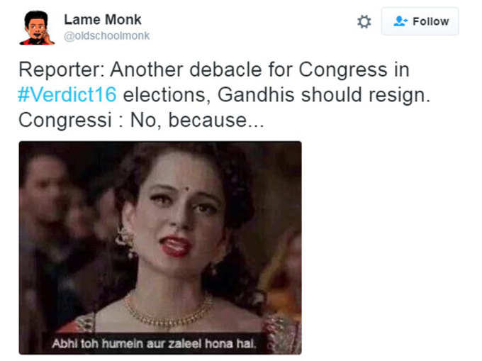 चुनावी हार के बाद कांग्रेस के पीछे पड़ा ट्विटर