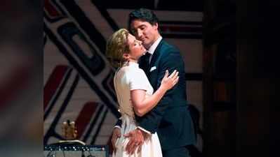 कनाडा: PM की पत्नी ने मंच पर किया योग, पति की टांग भी खींची