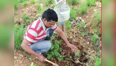 असली हीरो: अपने दम पर सूखे पहाड़ में भर दी हरियाली