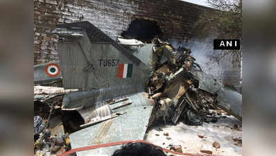 जोधपुर में मिग विमान क्रैश होकर रिहायशी इलाके में गिरा