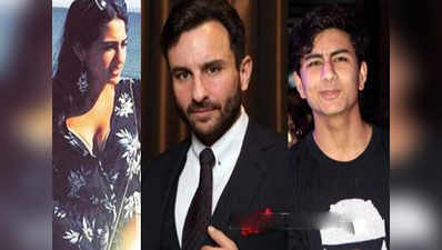 Saif Ali Khan bonds with Ibrahim and Sara at the gym 