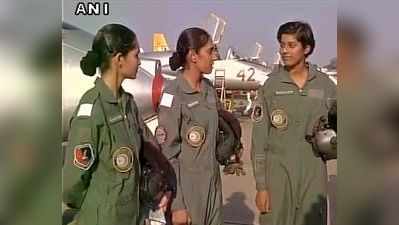 वायु सेना के जंगी बेड़े में शामिल हुईं 3 महिला पायलट