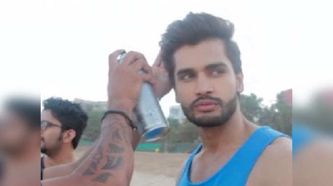 Mr India Rohit Khandelwal beach workout training 