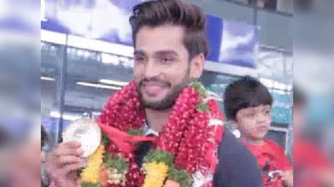 Mr India Rohit Khandelwal homecoming ceremony