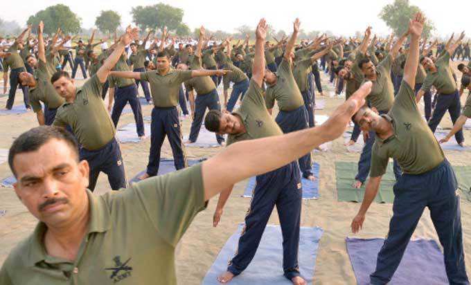 आतंरराष्ट्रीय योग दिन उत्साहात