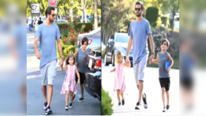 Scott Disick’s adorable day out with kids Penelope, Mason 