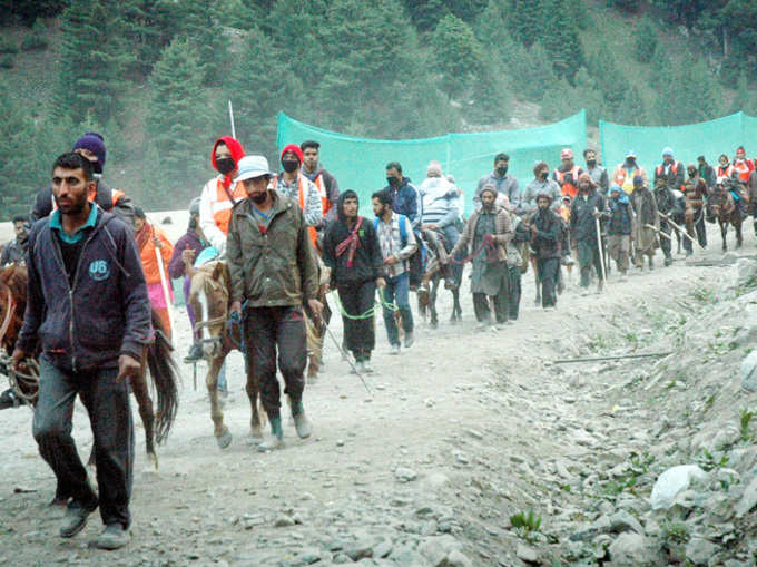 अमरनाथ यात्रा: बाबा बर्फानी के दर्शन शुरू