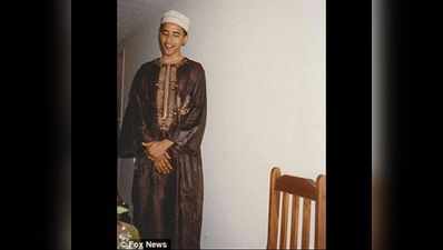 इस्लामिक पोशाक में ओबामा की तस्वीर पर सनसनी