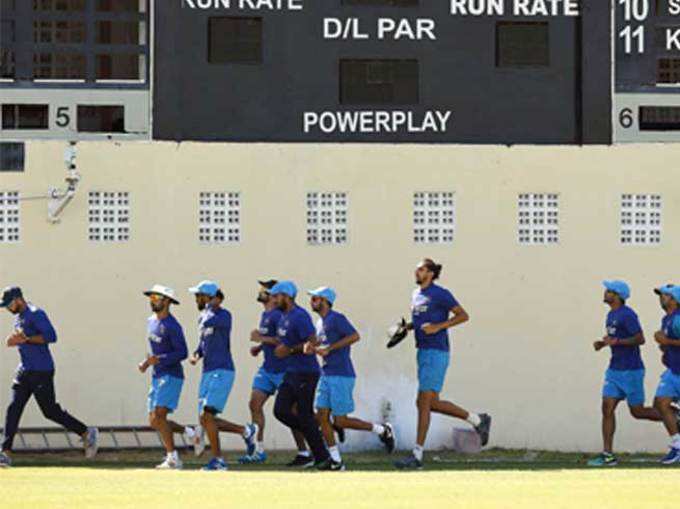 वेस्ट इंडीज में यूं पसीना बहा रही है टीम इंडिया