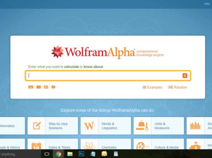 WolframAlpha