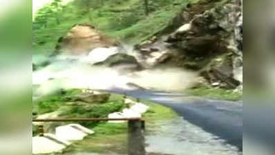 Watch: Landslide in Uttarakhand blocks highway 