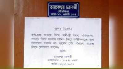 সালিশির ভূত এড়াতে নোটিস পুরপিতাদের