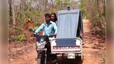 মাও উপদ্রুত ছত্তীসগড়ের লাইফলাইন এই বাইক অ্যাম্বুলেন্স