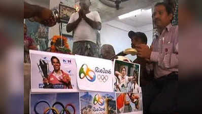 Kanpur: Locals offer prayers for Indian contingent at Rio 