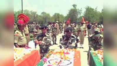 Machil encounter: Wreath laying ceremony of 3 BSF soldiers held 