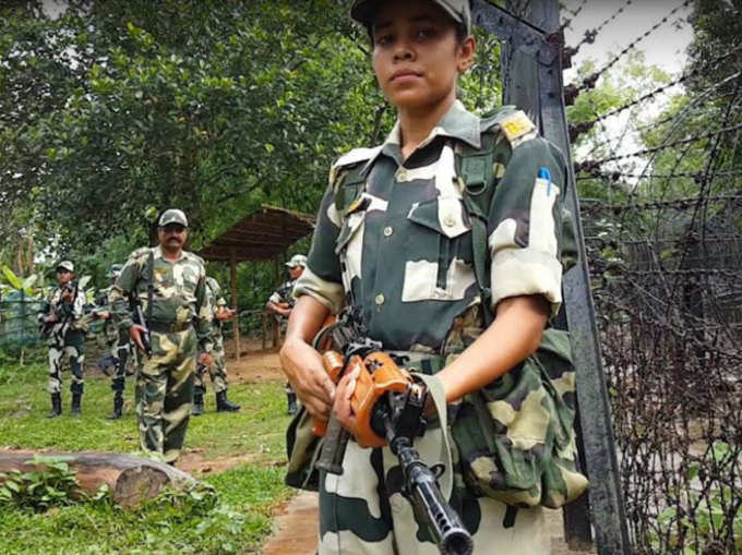 किसी से कम नहीं BSF की महिला सिपाही