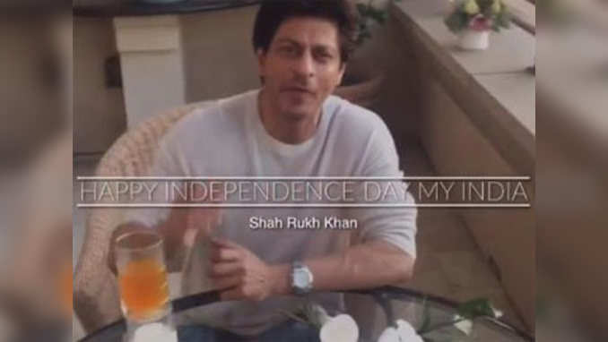 Watch: Shah Rukh wishes Happy Independence Day in his unique style 