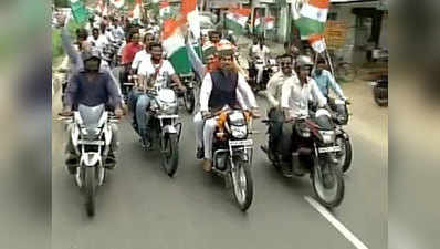 Piyush Goyal, Rajyavardhan Singh Rathore lead Tiranga Yatra in Jaipur 