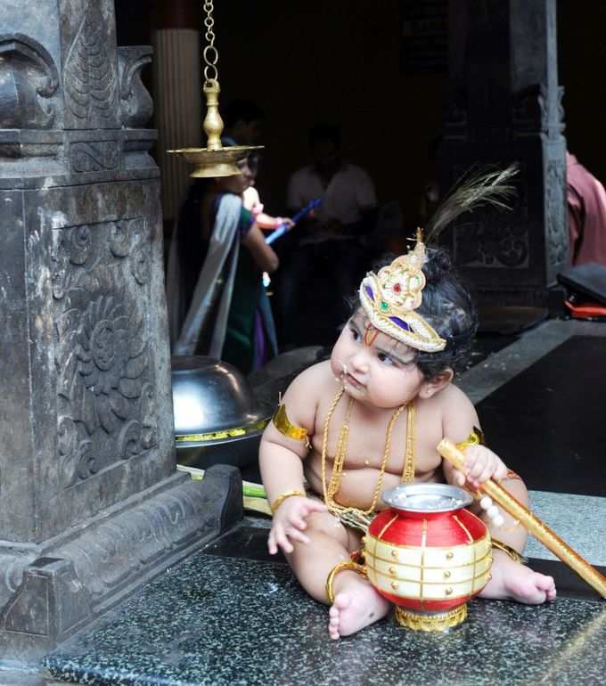 கிருஷ்ண ஜெயந்தி கொண்டாட்டம் : அழகிய புகைப்படத் தொகுப்பு