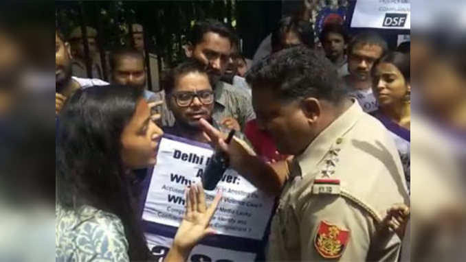 JNU rape case: Students protest, accuse police of leaking crucial information 