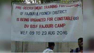 BSF conducts recruitment rally in Rajouri 