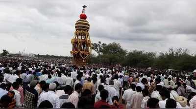 ಜೈಘೋಷ ಮಧ್ಯೆ ದಿಗ್ಗಿ ಸಂಗಮೇಶ್ವರ ರಥೋತ್ಸವ