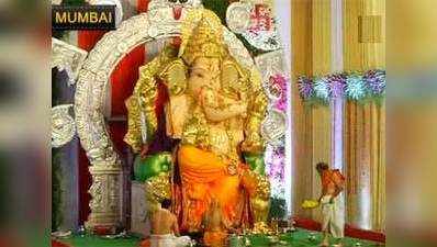 Mumbai: GSB Seva Mandals Ganpati decked in gold 