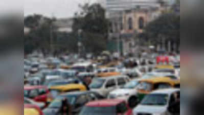 कनॉट प्लेस ने लॉक किया आधी दिल्ली का ट्रैफिक