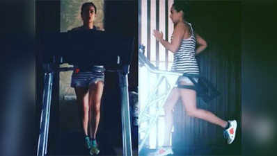 Sonakshi back on treadmill, overcomes running phobia 