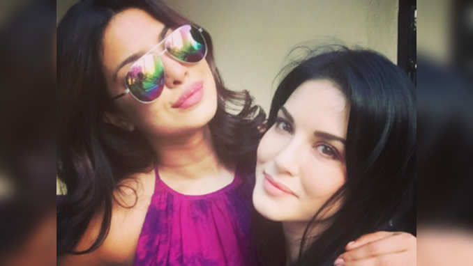 Priyanka Chopras day out with Sunny Leone in NY 