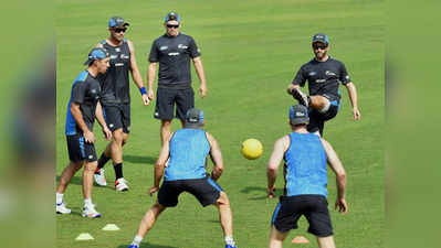 भारतीय स्पिन का सामना करने के लिए जमकर पसीना बहा रही है न्यूजी लैंड की टीम
