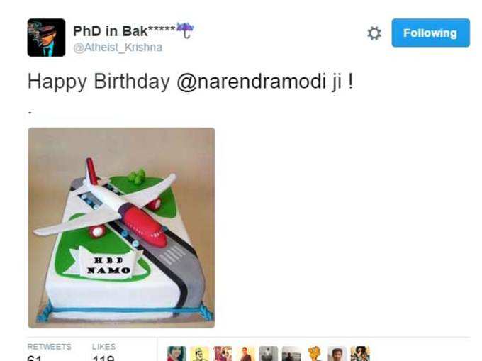 पीएम मोदी के जन्मदिन पर ट्विटरबाजों ने लिए मजे