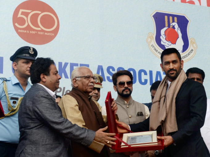 ऐतिहासिक 500वें टेस्ट पर सम्मानित हुए पूर्व भारतीय कप्तान
