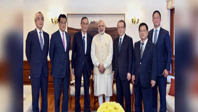 Members of Japan-India parliamentarians’ friendship league call on PM Modi 