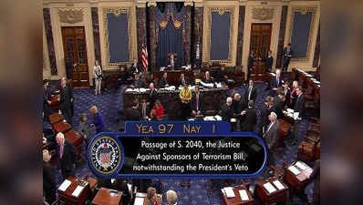 US Senate votes to override Barack Obamas 9/11 bill veto 