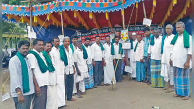 ರೈತರ ಅಹೋರಾತ್ರಿ ಧರಣಿ 7ನೇ ದಿನಕ್ಕೆ