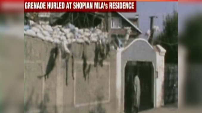 Grenade hurled at PDP MLAs residence in Shopian 