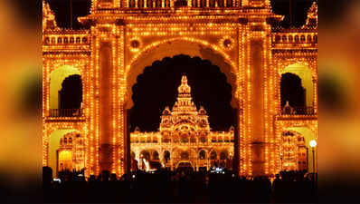 Watch: Mysore palace lit up for Dasara celebrations 