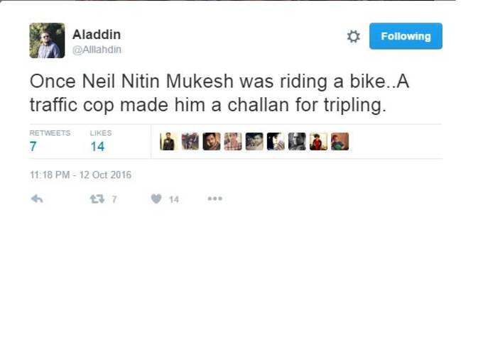 नील नितिन मुकेश की सगाई पर ट्विटर हुआ मजाकिया!