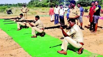 ಪೊಲೀಸ್‌ ಸಿಬ್ಬಂದಿಗೆ ರೈಫಲ್‌ ತರಬೇತಿ