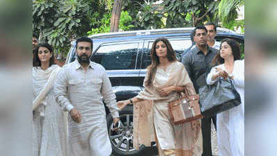 Bollywood pays its last respects to Shilpa Shetty’s father 