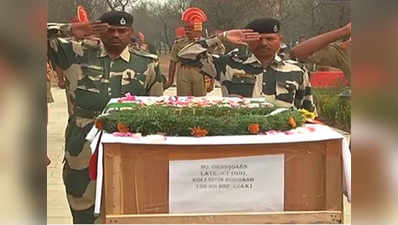 Srinagar: BSF pays tributes to martyr Koli Nitin Subhash 